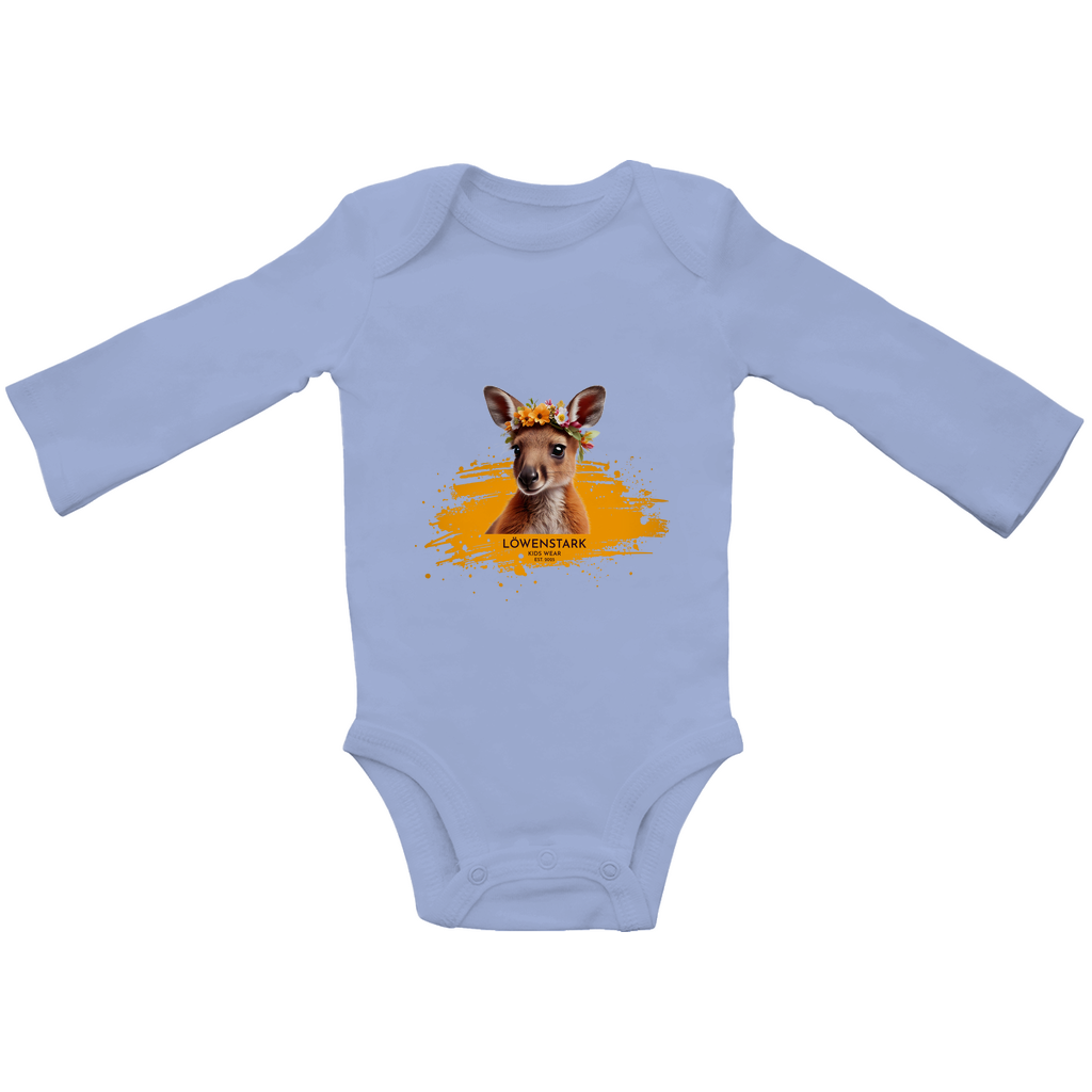 Wild & Wundervoll - Känguru - Baby Bio Body Langarm