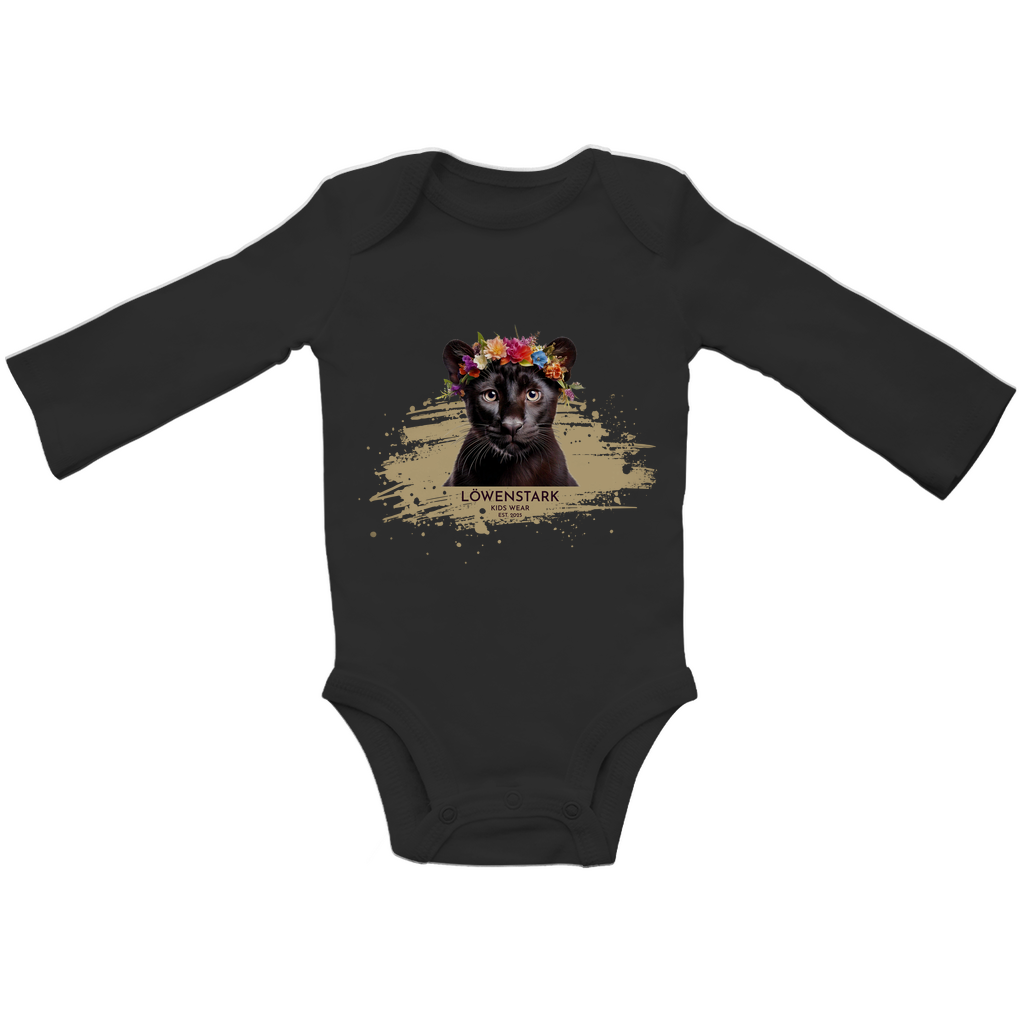 Wild & Wundervoll - Panther - Baby Body Langarm