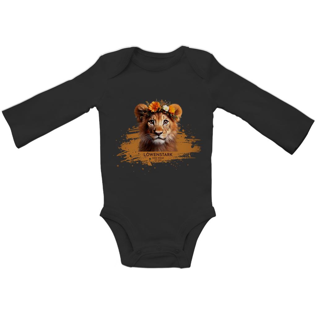 Wild & Wundervoll - Löwe - Baby Body Langarm