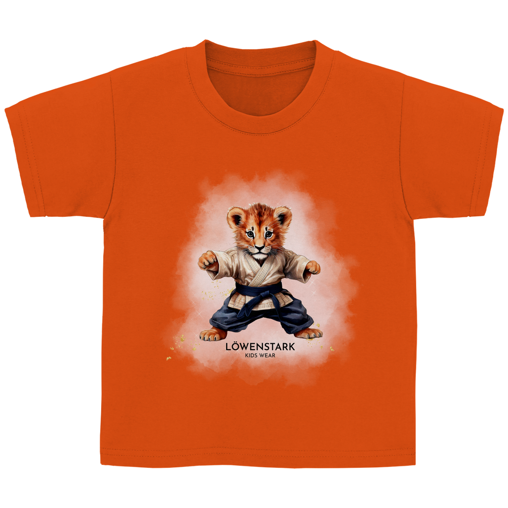 Starke Tatzen - Aikido Löwe - Kids Shirt