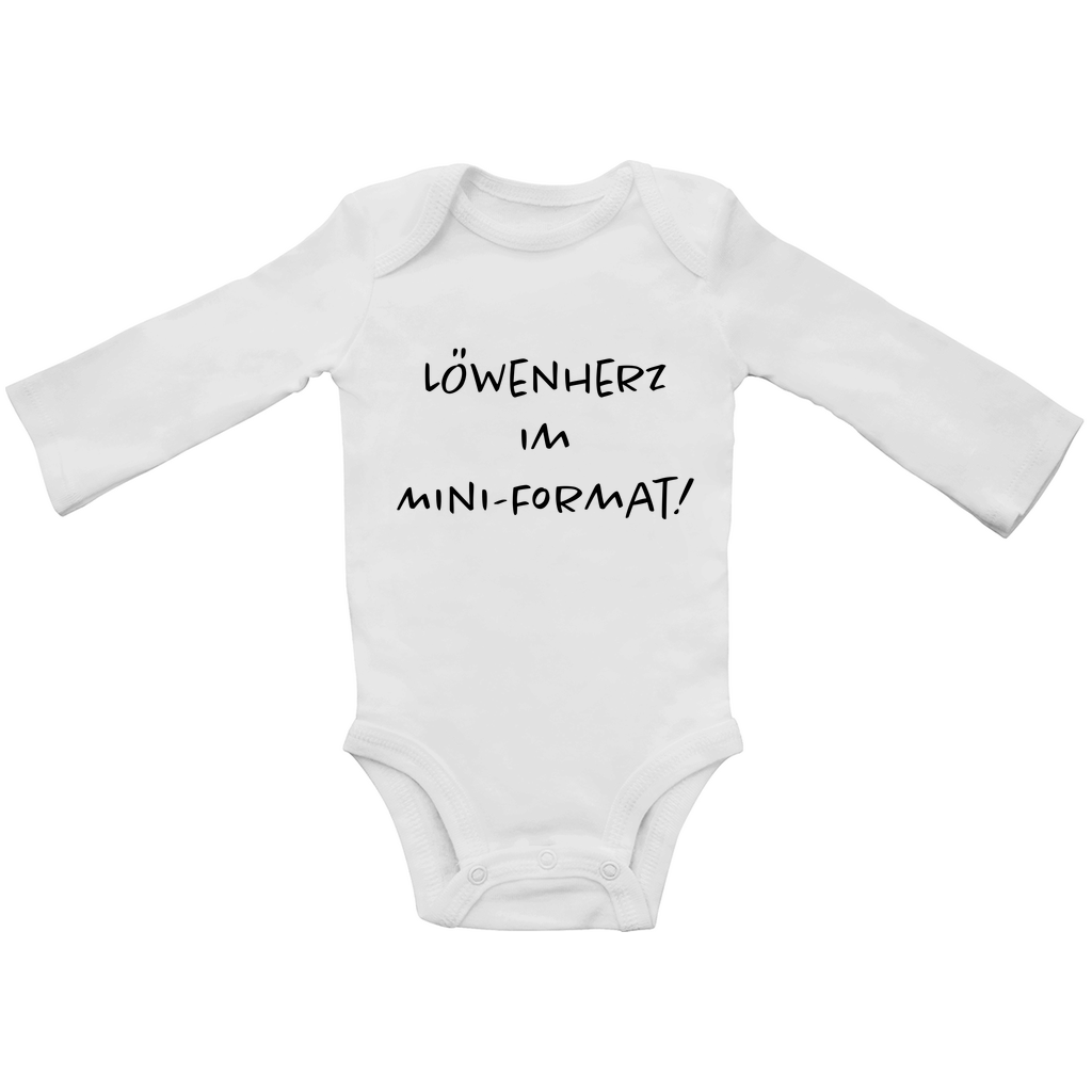 Baby Body Langarm "Löwenherz im Miniformat!"
