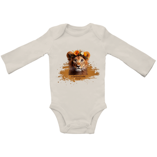 Wild & Wundervoll - Löwe - Baby Body Langarm