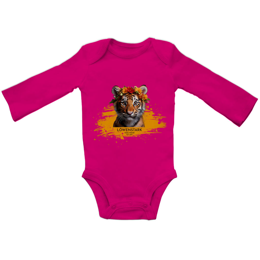 Wild & Wundervoll - Tiger - Baby Body Langarm