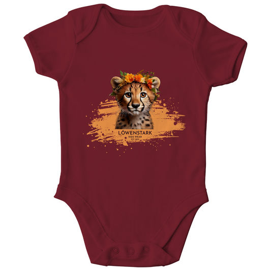 Wild & Wundervoll - Gepard - Baby Body Kurzarm
