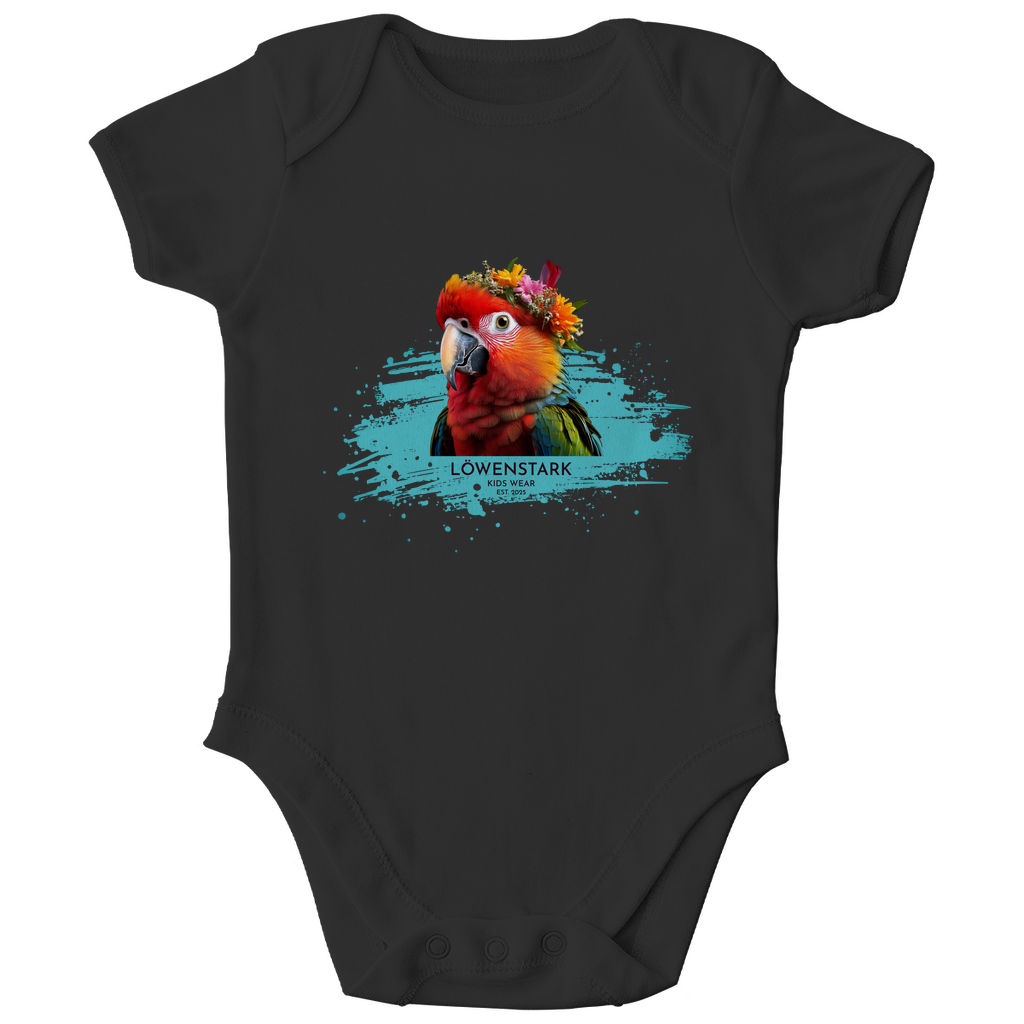 Wild & Wundervoll - Ara - Baby Body Kurzarm
