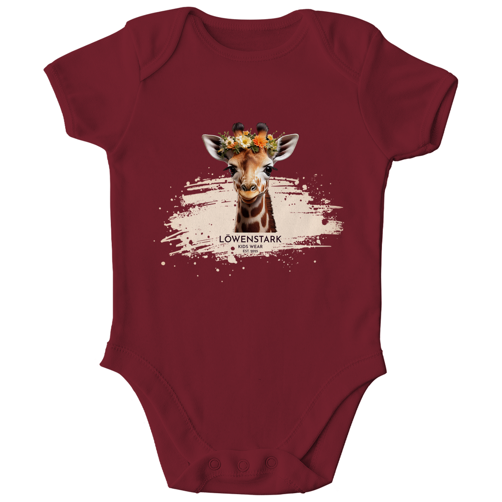 Wild & Wundervoll - Giraffe - Baby Body Kurzarm