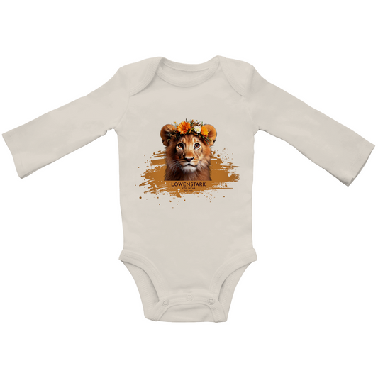 Wild & Wundervoll - Löwe - Baby Body Langarm