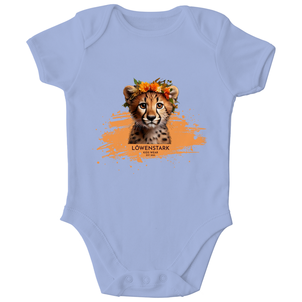 Wild & Wundervoll - Gepard - Baby Body Kurzarm
