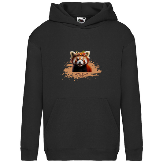 Wild & Wundervoll - roter Panda - Kids Hoodie