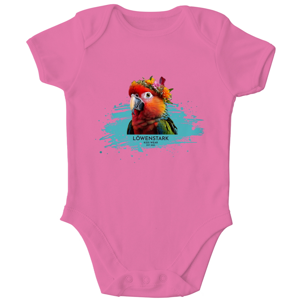 Wild & Wundervoll - Ara - Baby Body Kurzarm