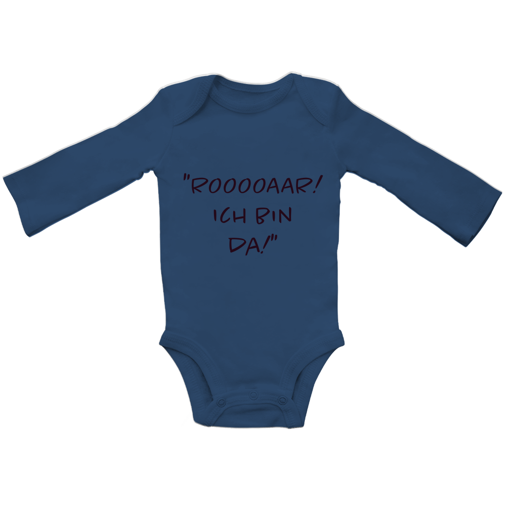 Baby Body Langarm “Rooooaaar! Ich bin da!”