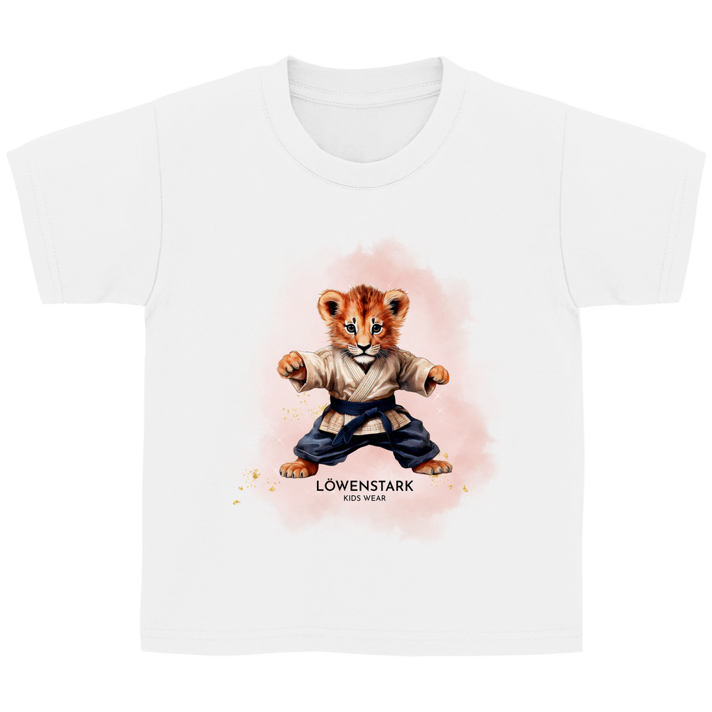 Starke Tatzen - Aikido Löwe - Kids Shirt