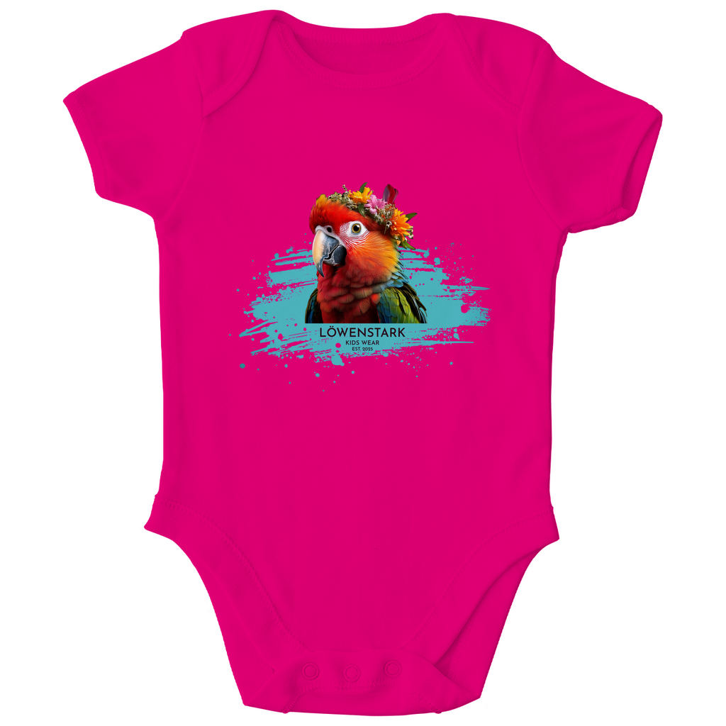 Wild & Wundervoll - Ara - Baby Body Kurzarm