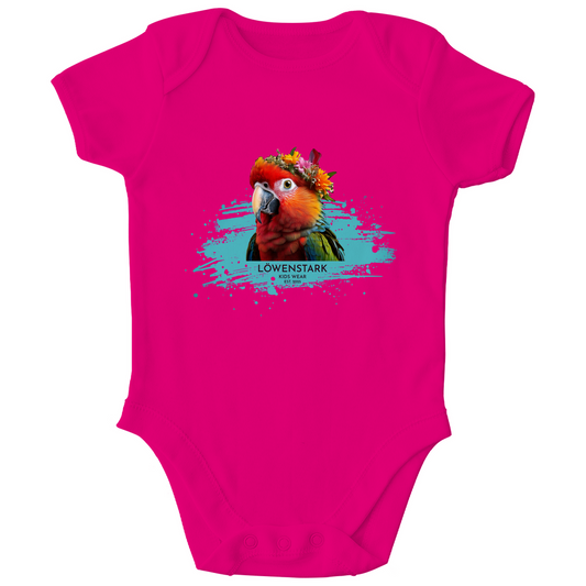 Wild & Wundervoll - Ara - Baby Body Kurzarm