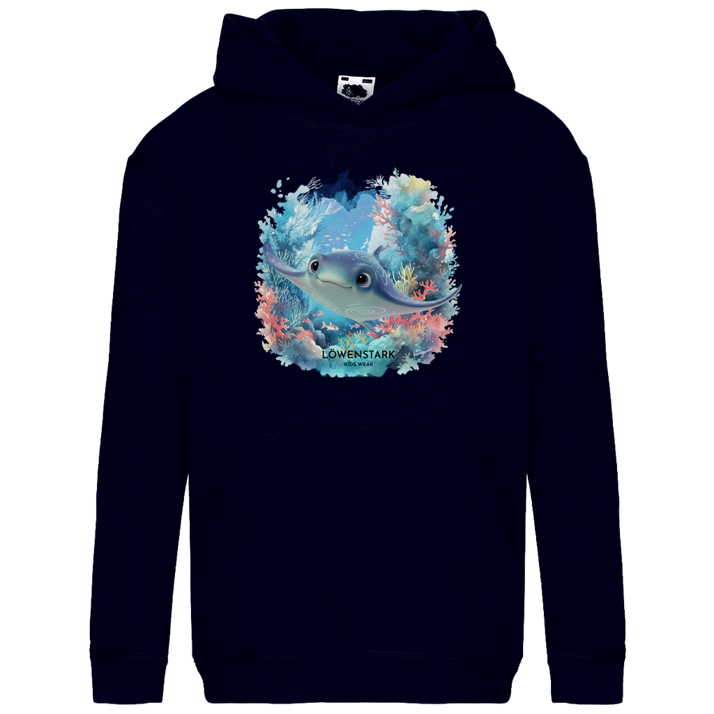 Ozean Helden - Kids Rochen Hoodie
