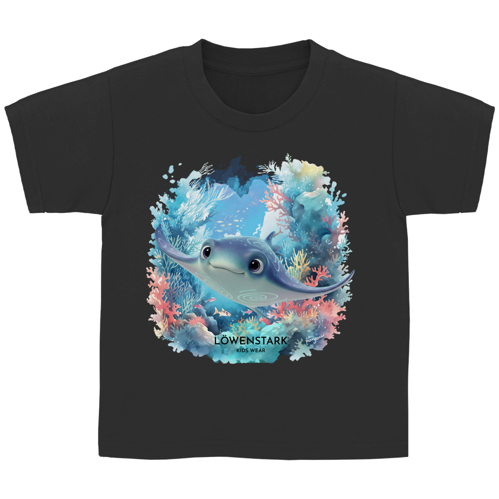Ozean Helden - Kids Rochen Shirt