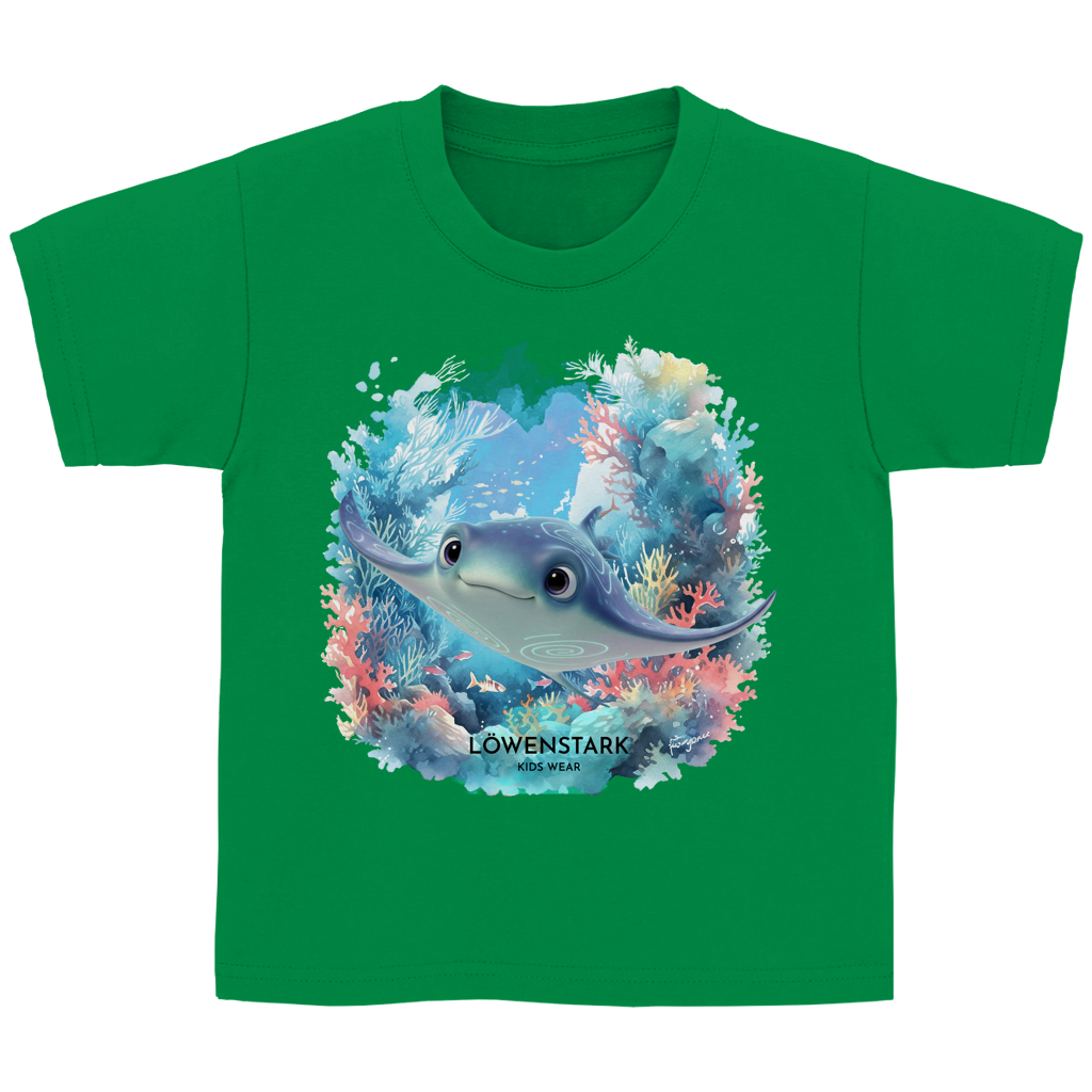 Ozean Helden - Kids Rochen Shirt