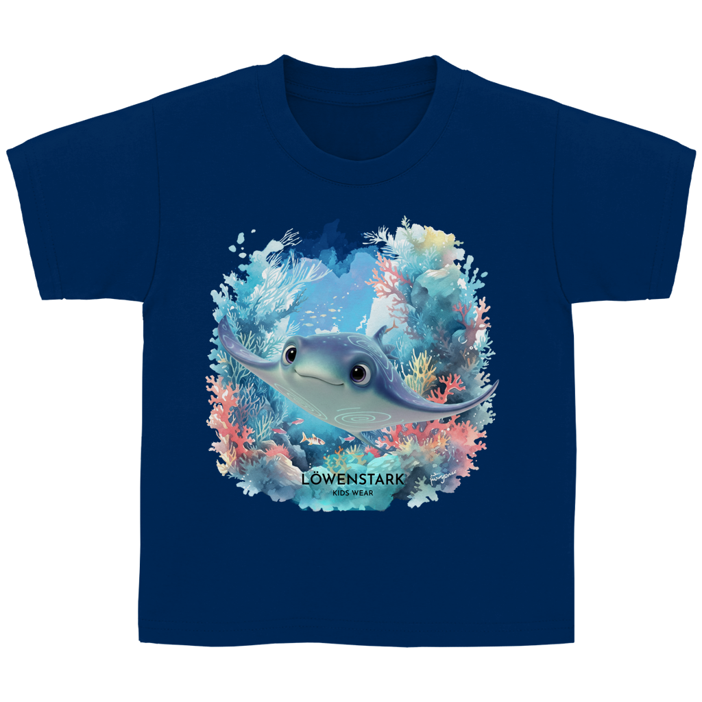 Ozean Helden - Kids Rochen Shirt