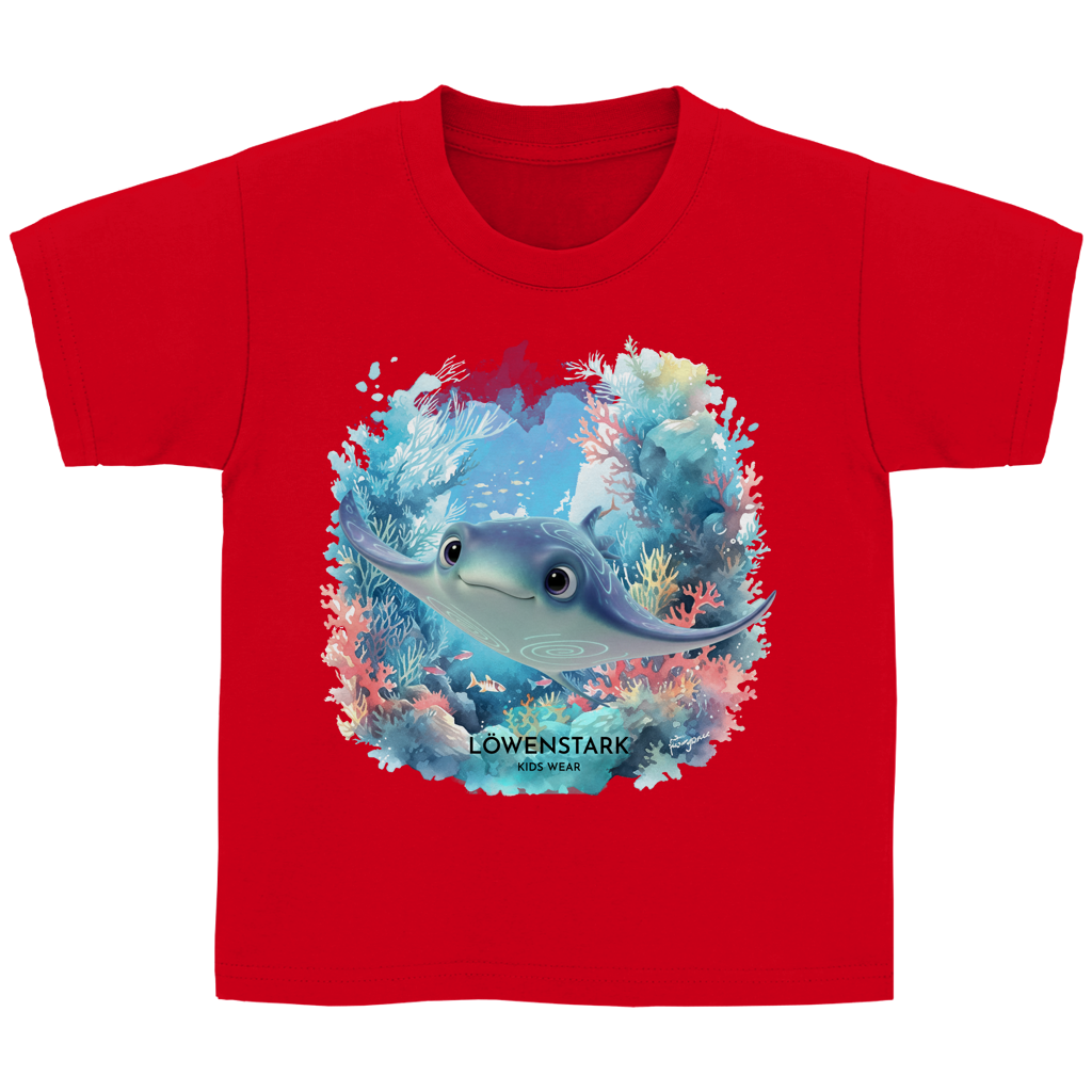 Ozean Helden - Kids Rochen Shirt