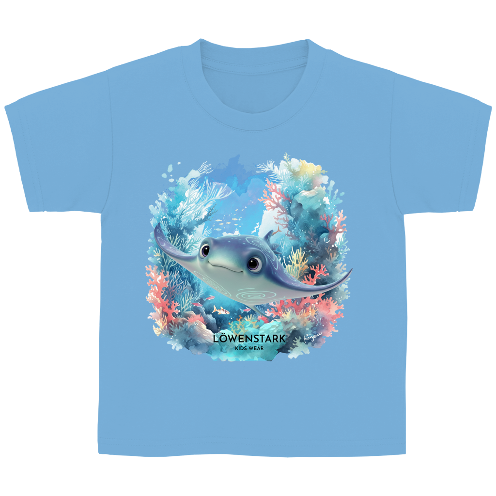 Ozean Helden - Kids Rochen Shirt