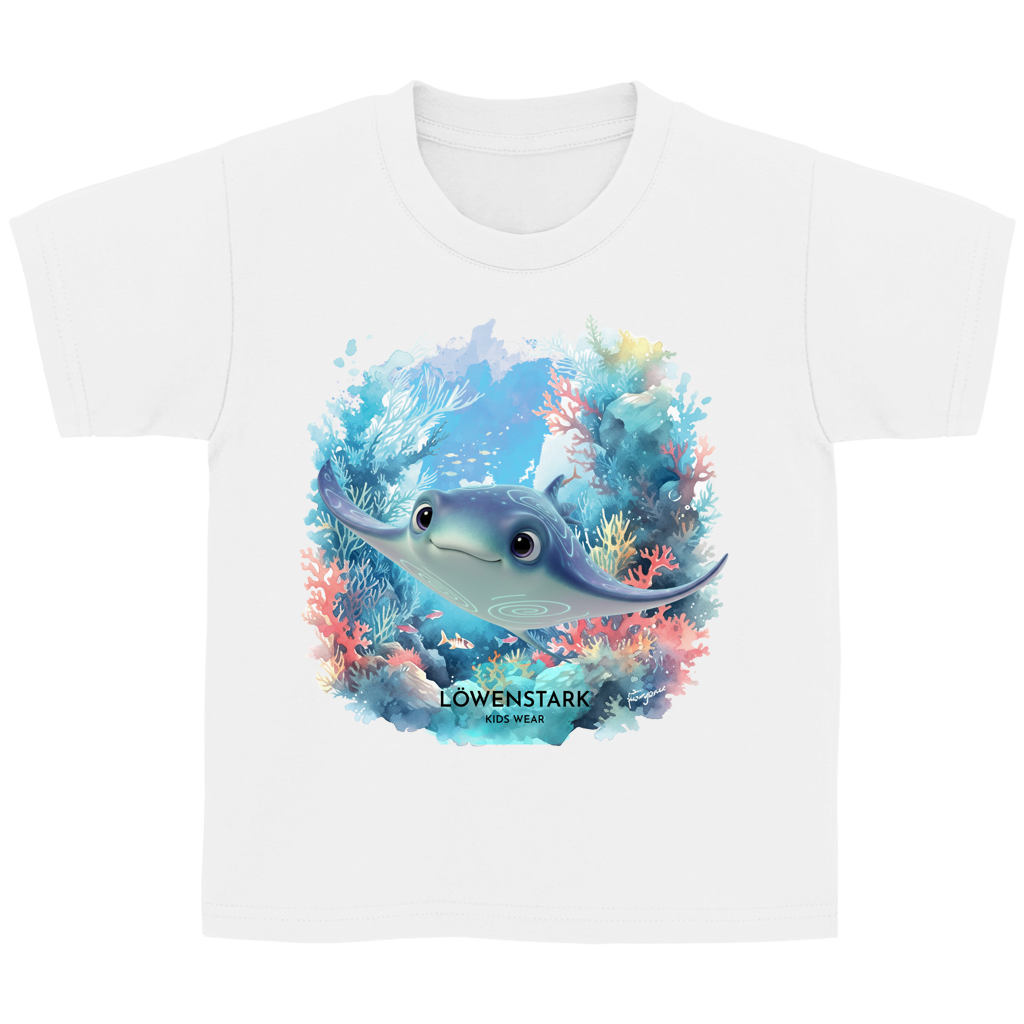Ozean Helden - Kids Rochen Shirt