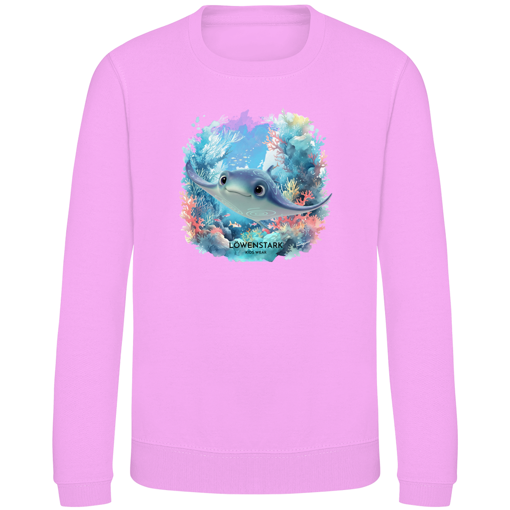 Ozean Helden - Kids Rochen Sweatshirt