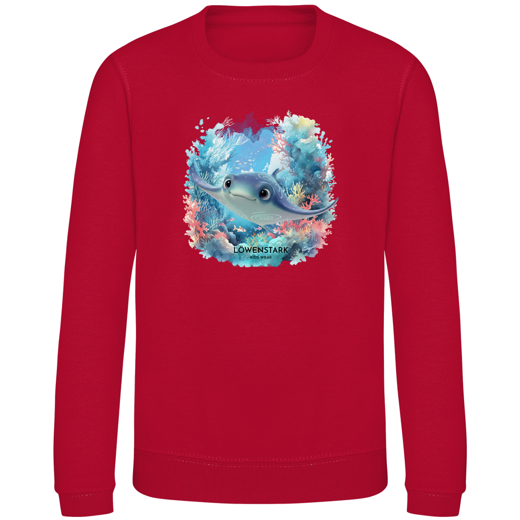 Ozean Helden - Kids Rochen Sweatshirt