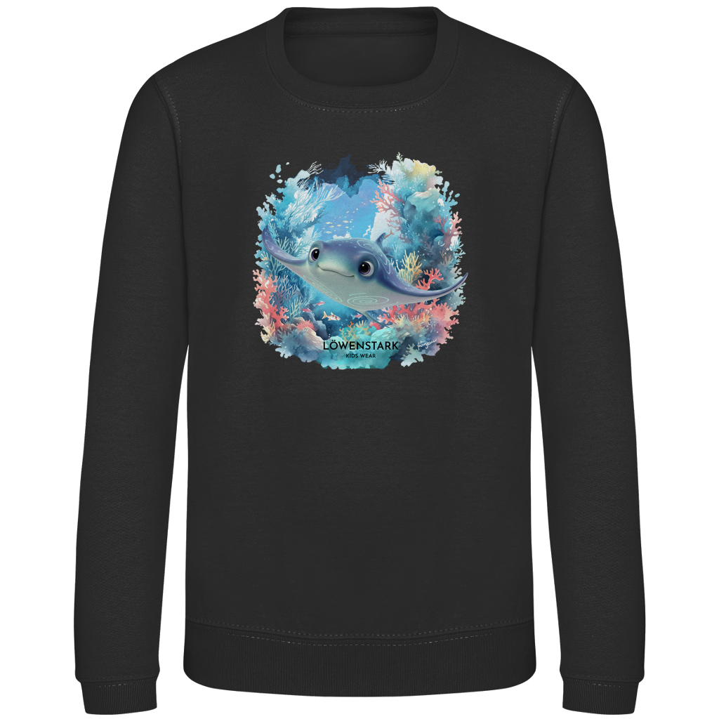 Ozean Helden - Kids Rochen Sweatshirt