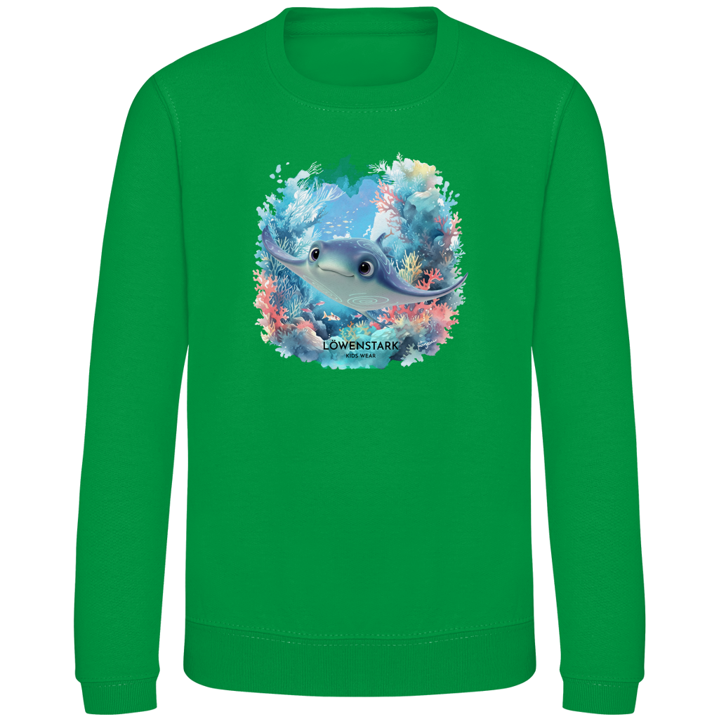 Ozean Helden - Kids Rochen Sweatshirt