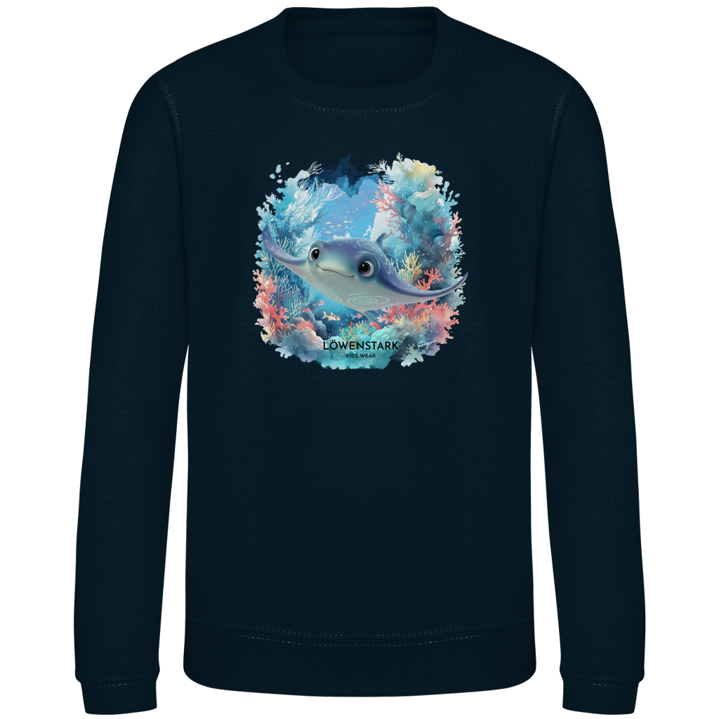 Ozean Helden - Kids Rochen Sweatshirt
