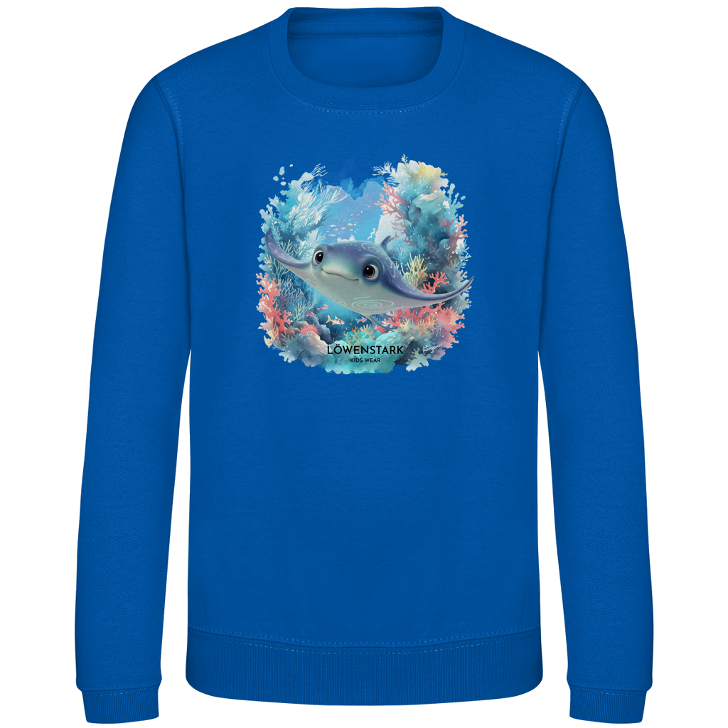 Ozean Helden - Kids Rochen Sweatshirt