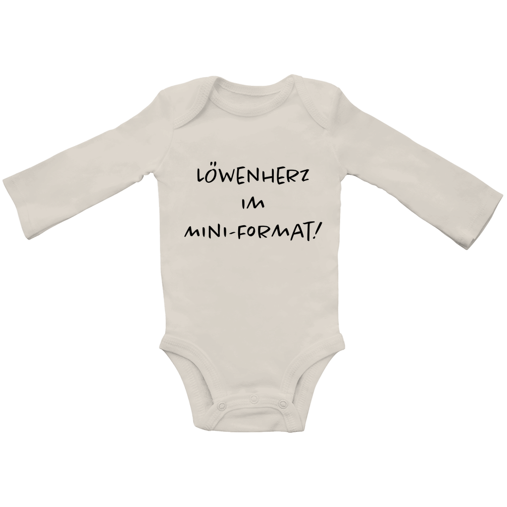 Baby Body Langarm "Löwenherz im Miniformat!"