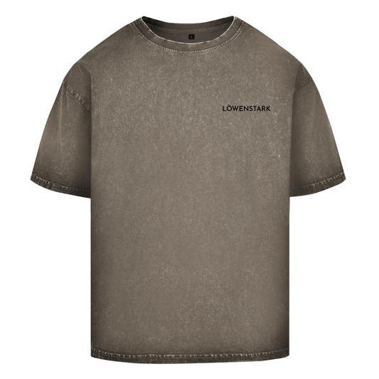Löwenstark Family - Herren Oversized Washed Shirt