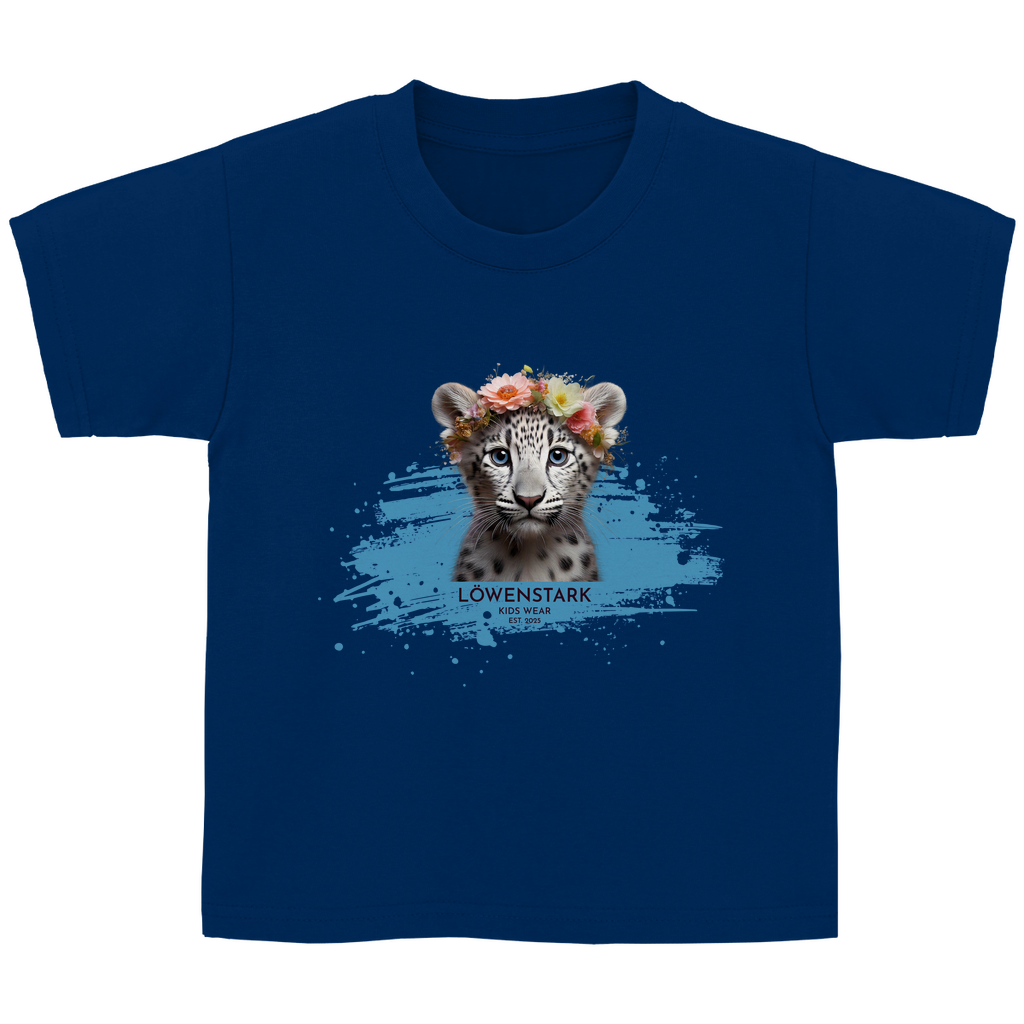 Wild & Wundervoll - Schneeleopard - Kids T-Shirt