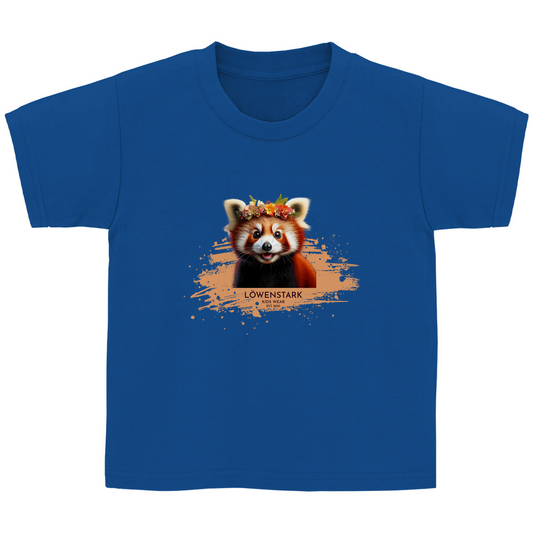 Wild & Wundervoll - roter Panda - Kids Shirt