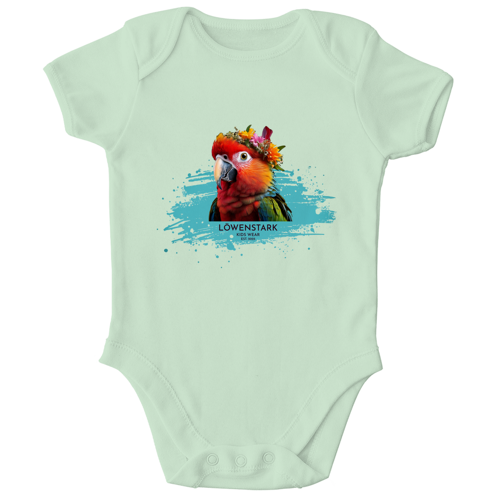 Wild & Wundervoll - Ara - Baby Body Kurzarm