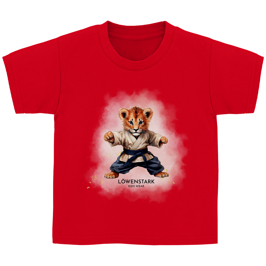Starke Tatzen - Aikido Löwe - Kids Shirt