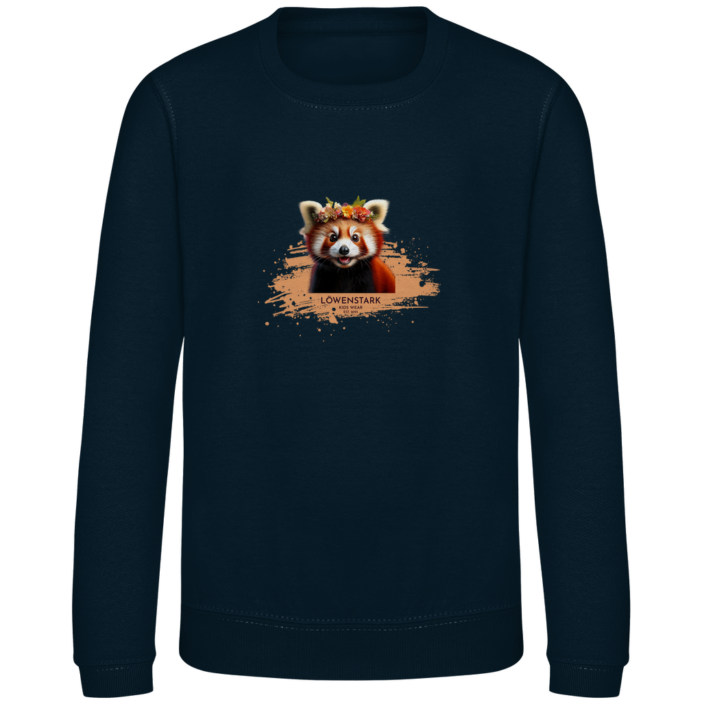 Wild & Wundervoll - roter Panda - Kids Sweatshirt