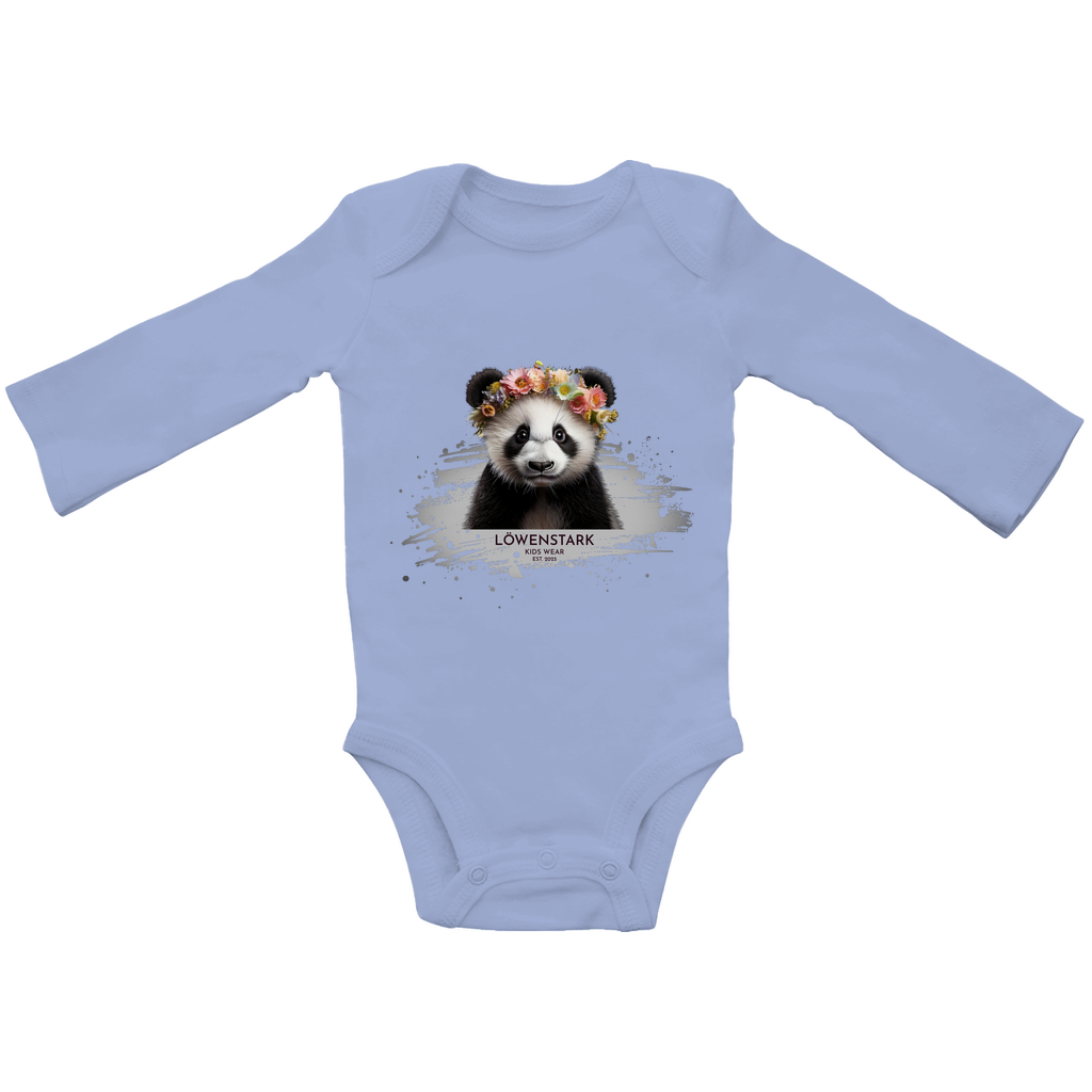Wild & Wundervoll - Panda - Baby Body Langarm