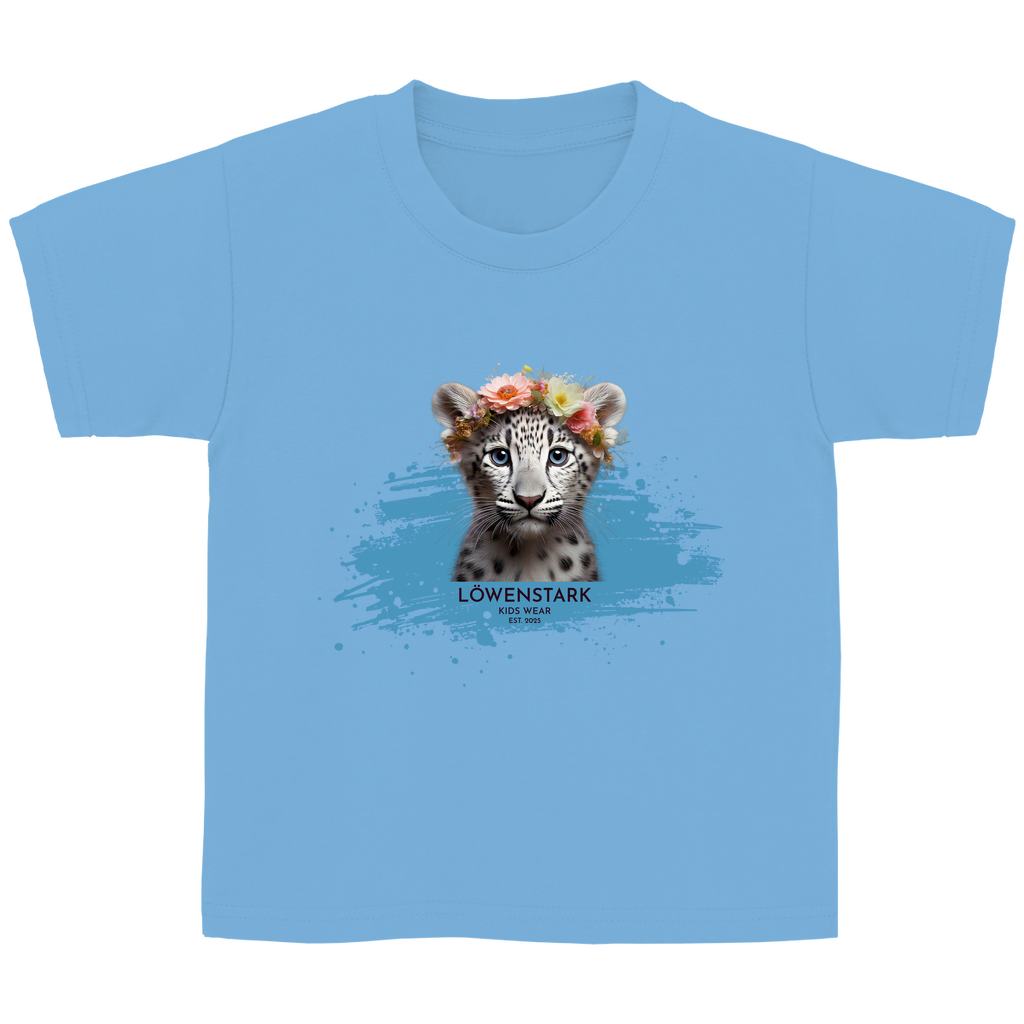 Wild & Wundervoll - Schneeleopard - Kids T-Shirt