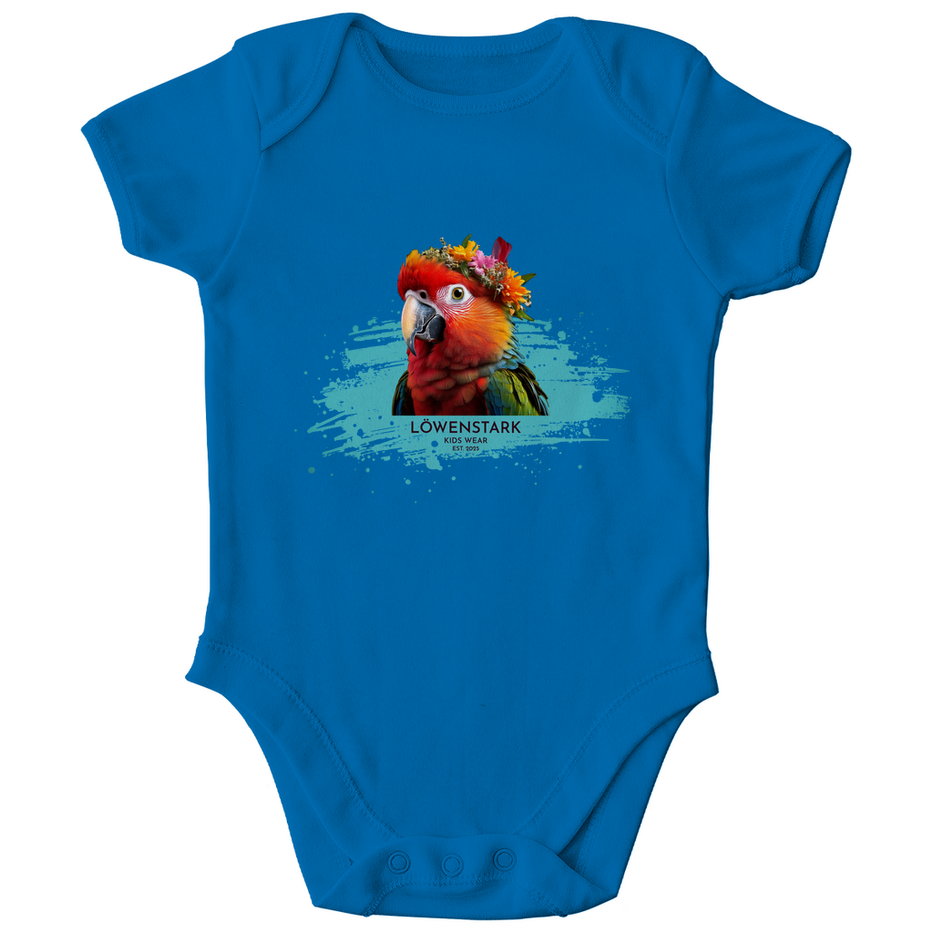 Wild & Wundervoll - Ara - Baby Body Kurzarm