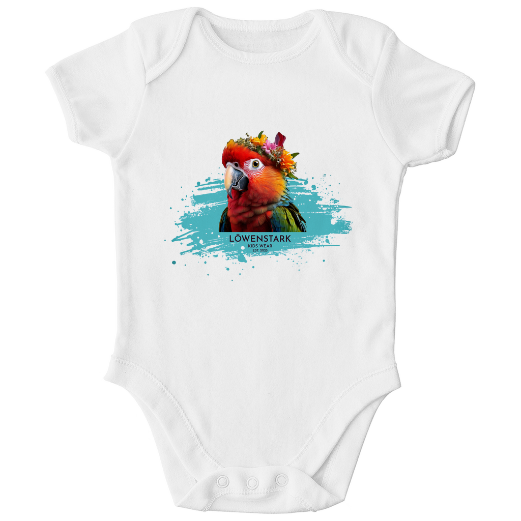 Wild & Wundervoll - Ara - Baby Body Kurzarm