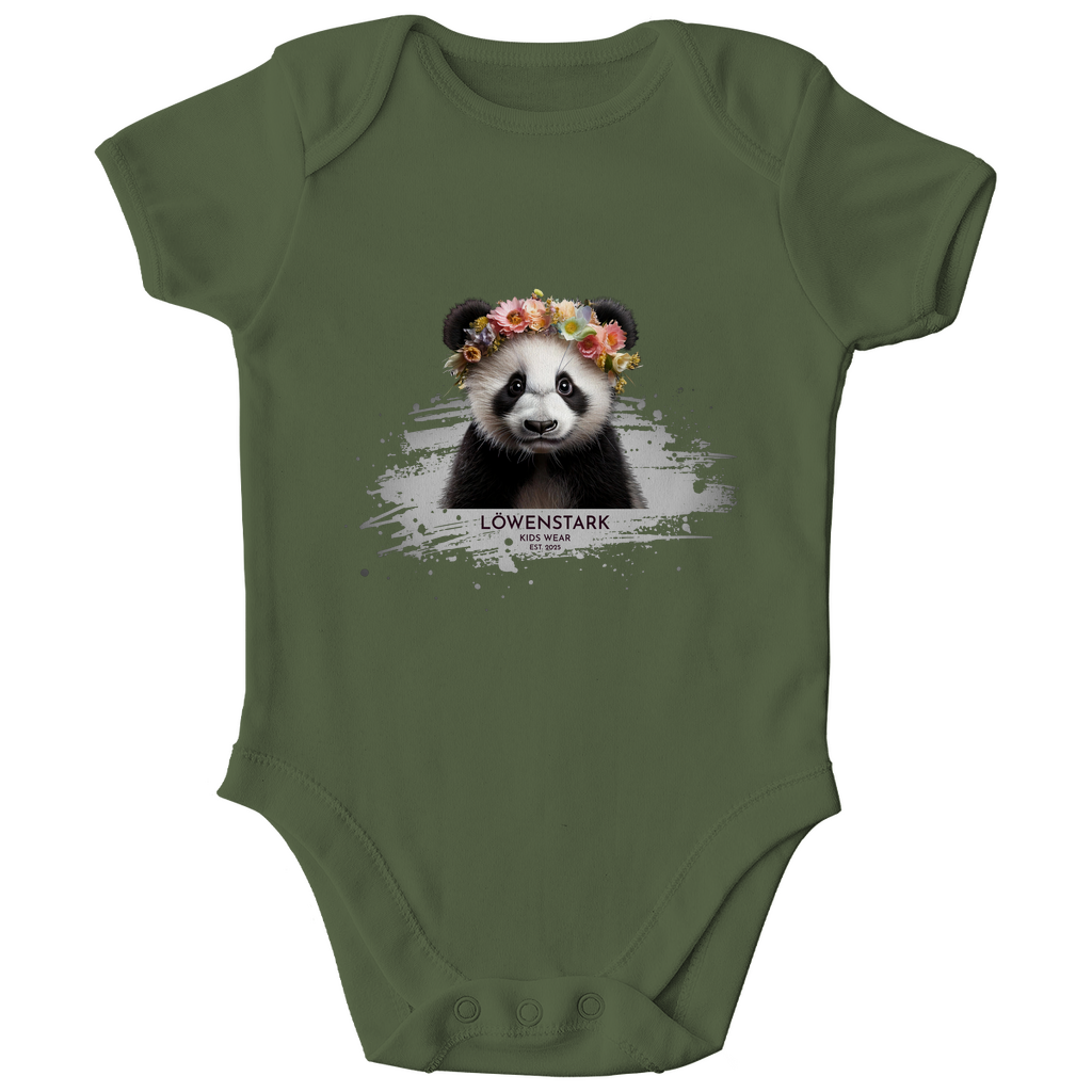 Wild & Wundervoll - Panda - Baby Body Kurzarm