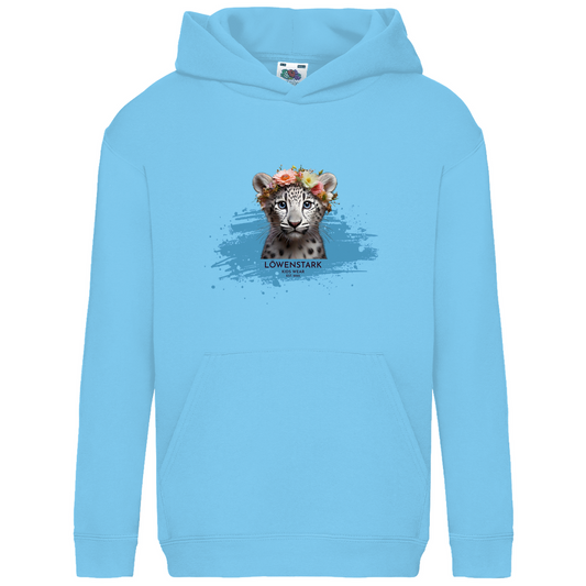 Wild & Wundervoll - Schneeleopard - Kids Hoodie