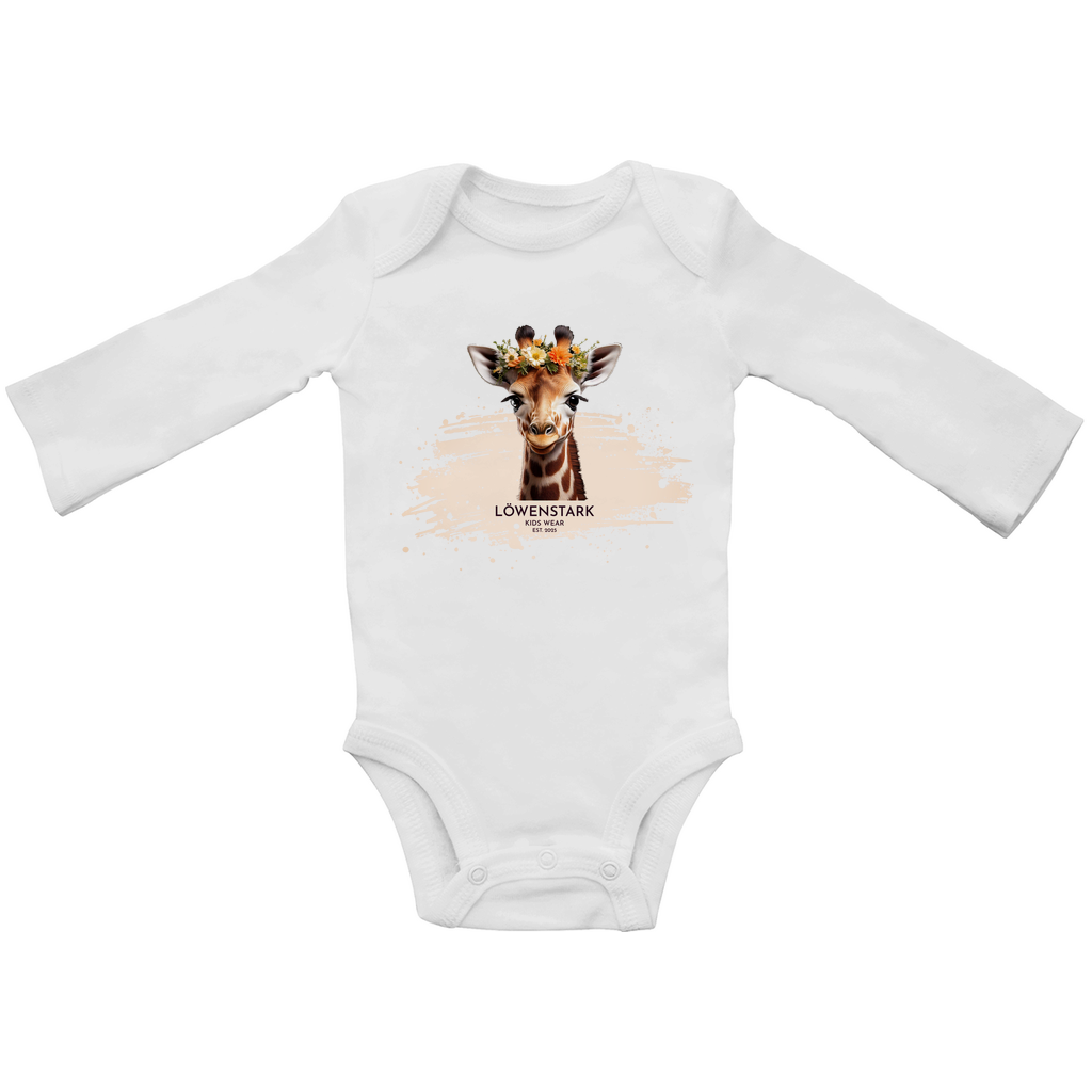 Wild & Wundervoll - Giraffe - Baby Body Langarm