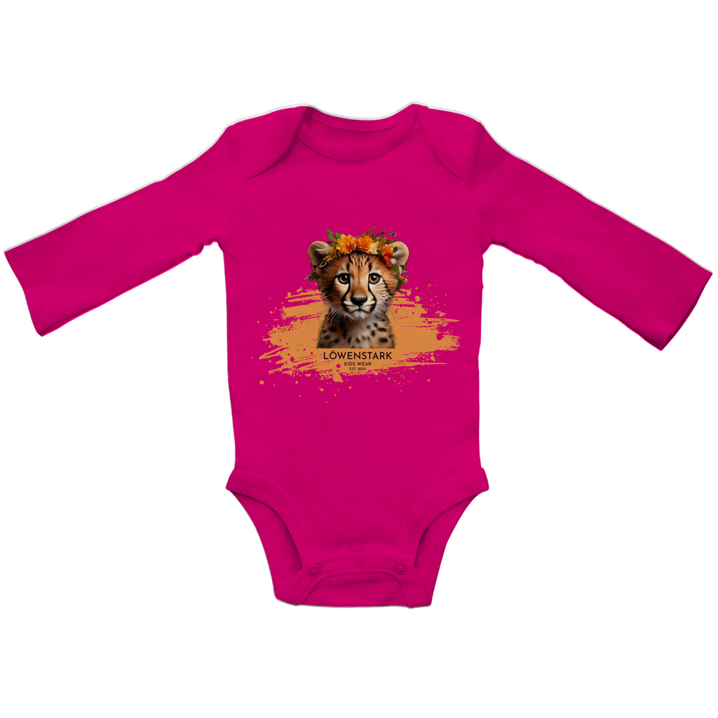 Wild & Wundervoll - Gepard - Baby Body Langarm