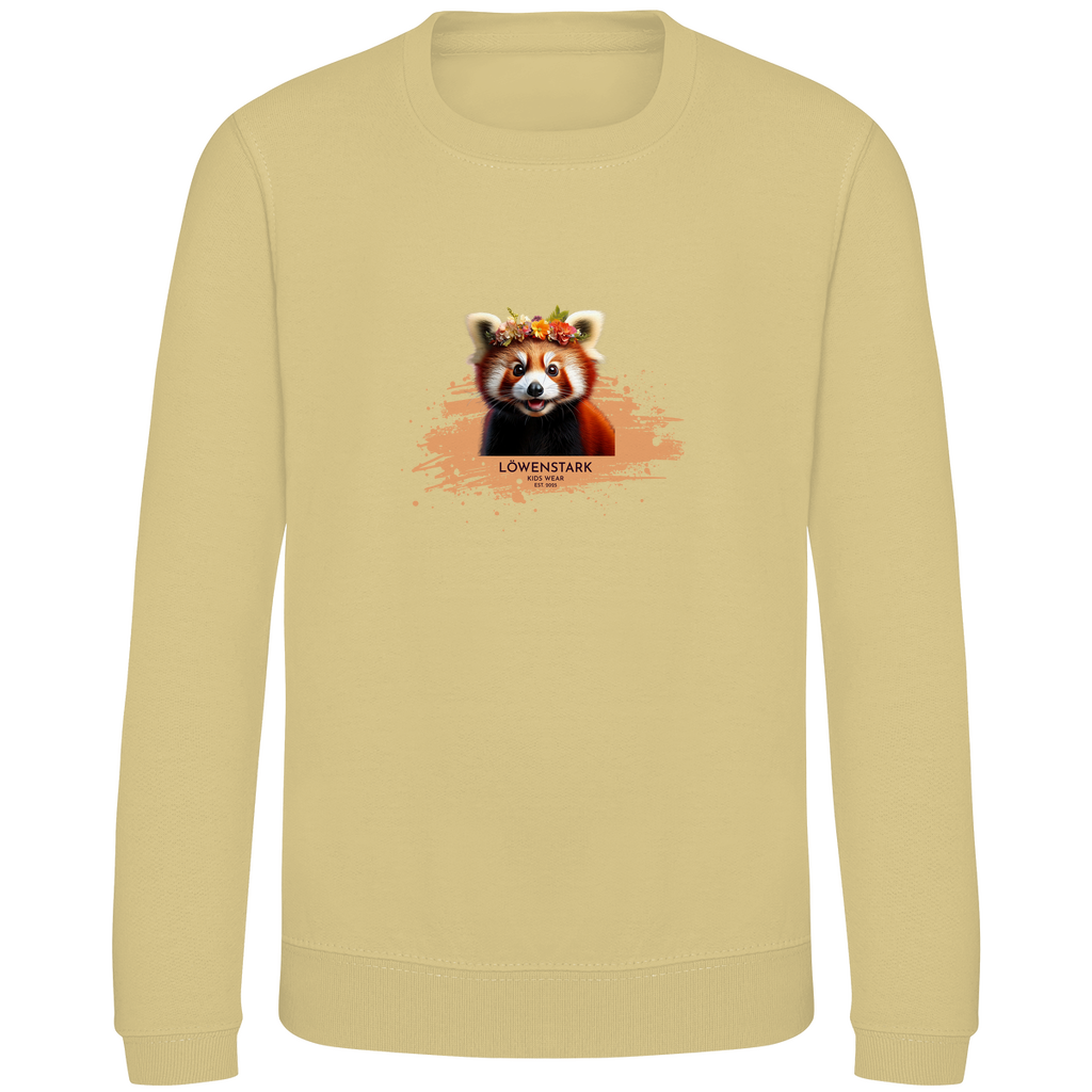 Wild & Wundervoll - roter Panda - Kids Sweatshirt
