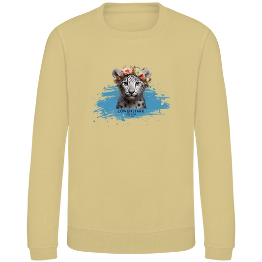 Wild & Wundervoll - Schneeleopard - Kids Sweatshirt
