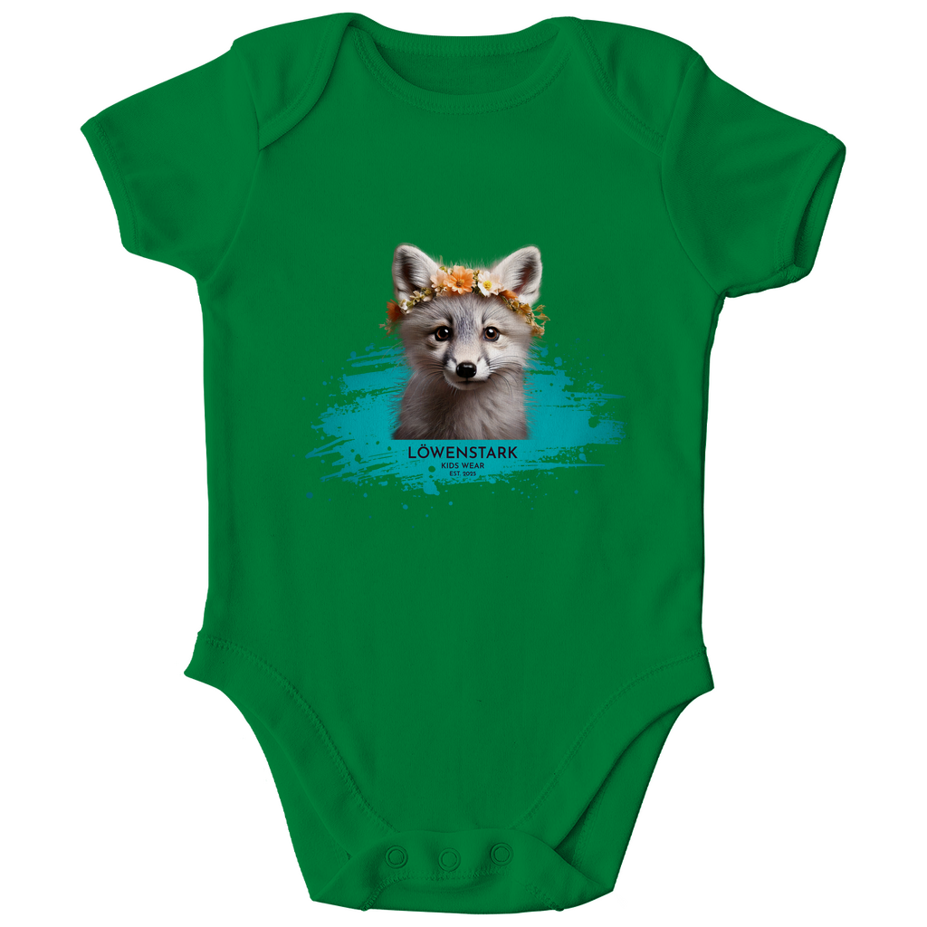 Wild & Wundervoll - Polarfuchs - Baby Body Kurzarm