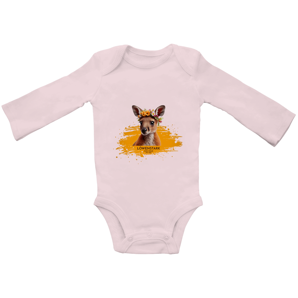 Wild & Wundervoll - Känguru - Baby Bio Body Langarm